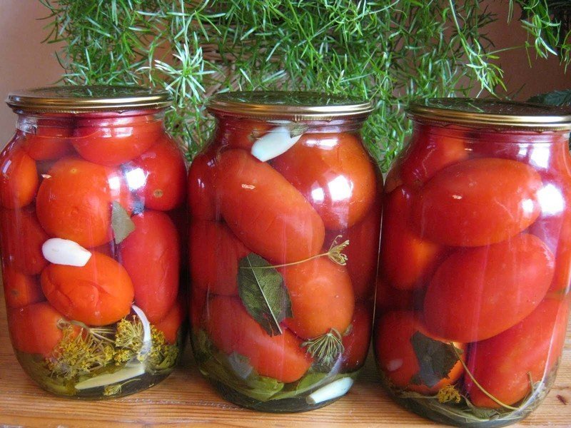 Консервирование помидоры огурцы